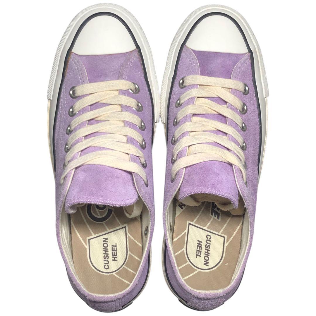 極美品 コンバース アディクト 三ツ星 復刻 チャックテイラー OX スエード