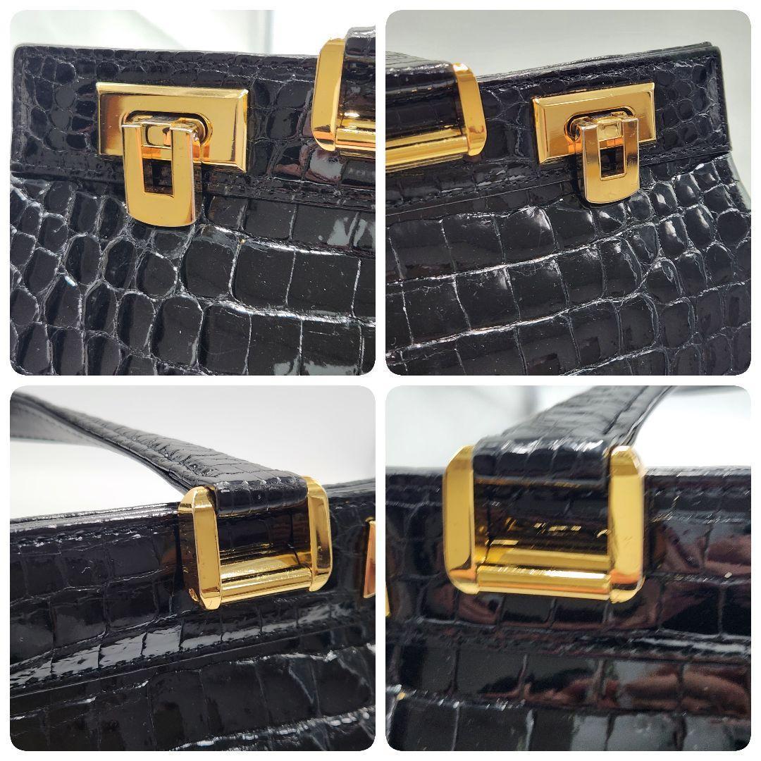 入手困難✨最高級 リアルクロコダイル トートバッグ 鰐革 ターンロック