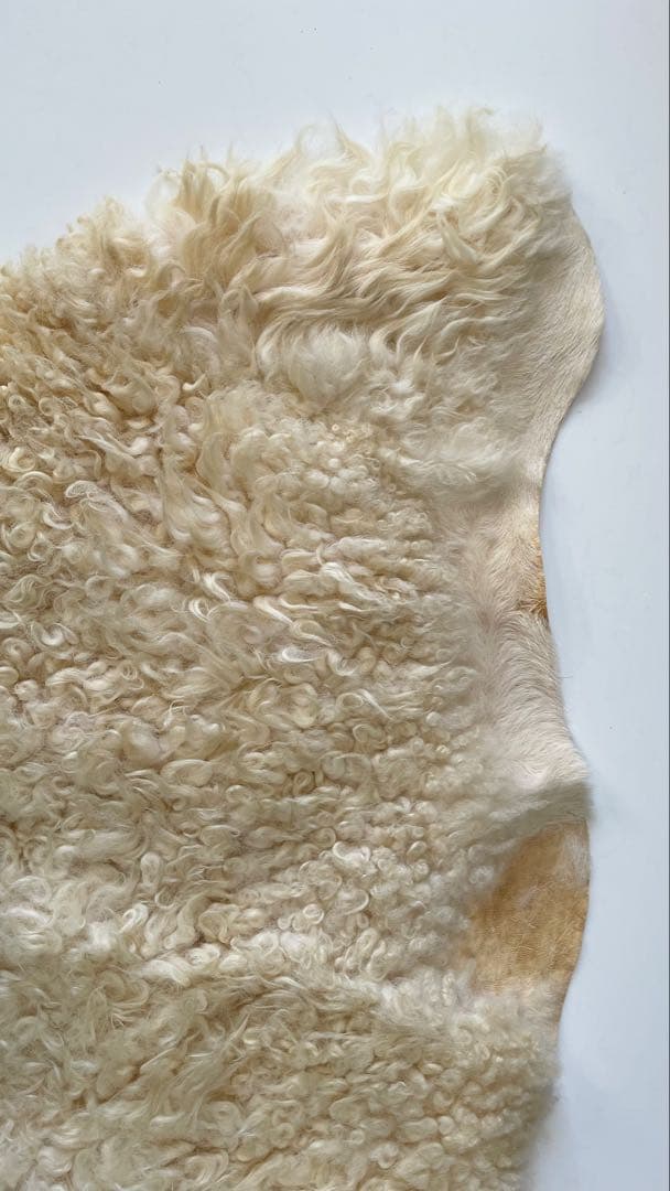 羊毛 シープスキンラグ　毛足の長さミディアムタイプ