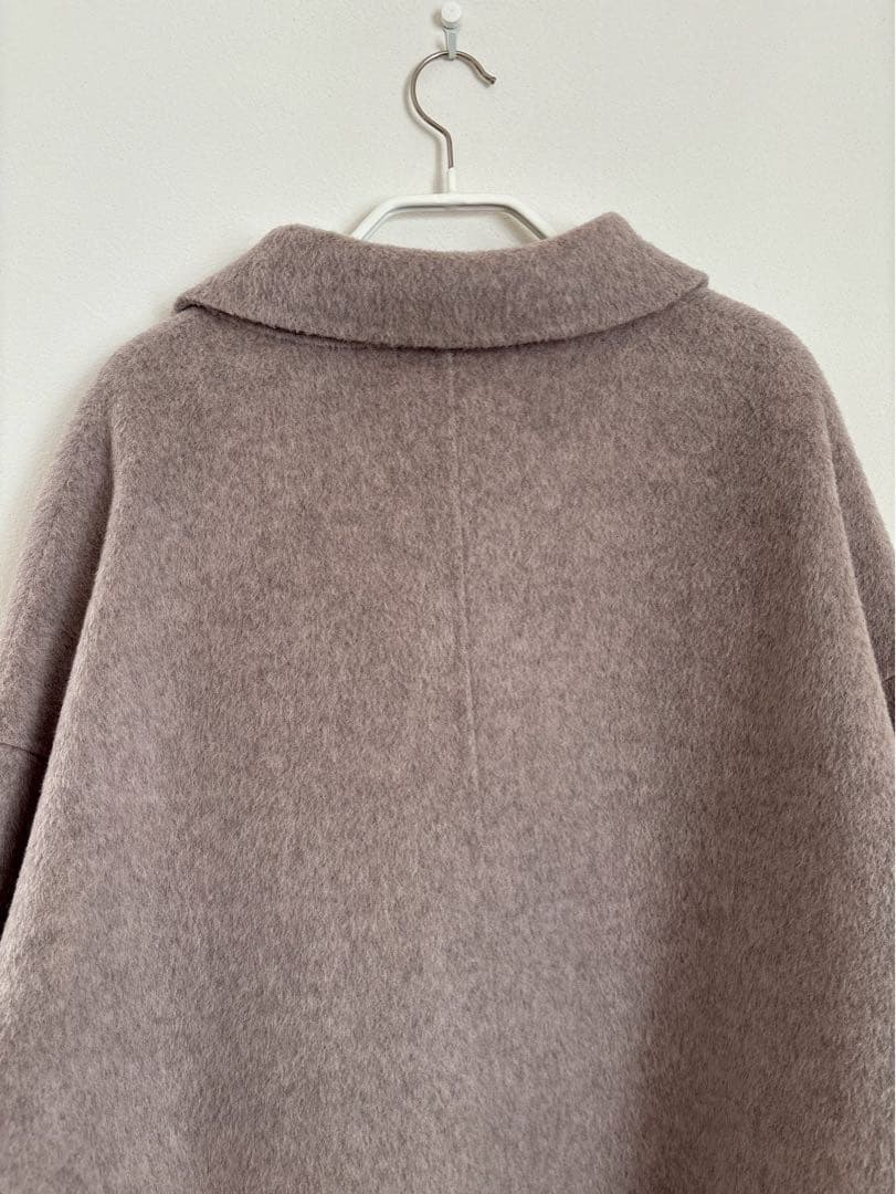 cizatto シザット Shaggy Wool Over Coat グレージュ