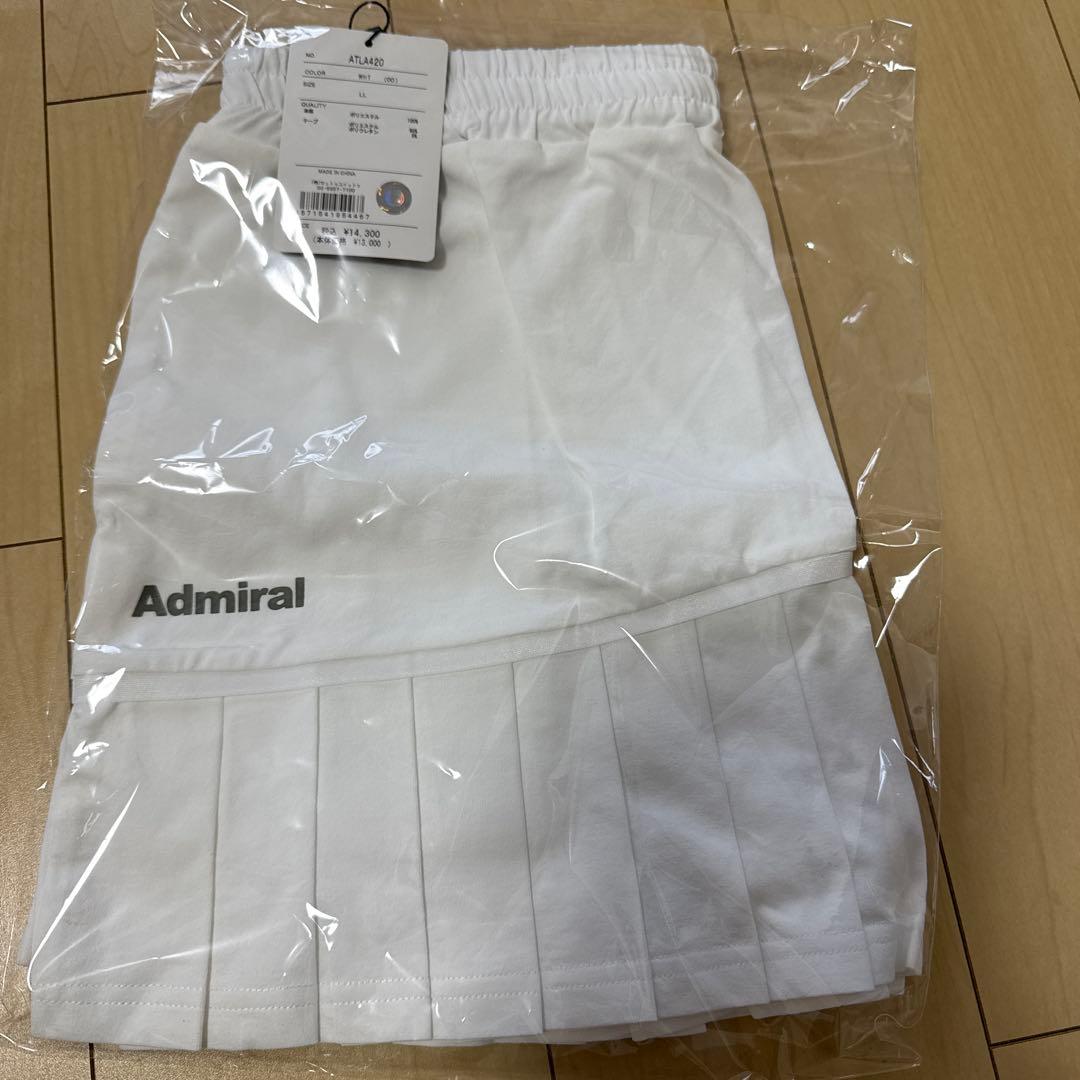 Admiral テニススカート LL ホワイト