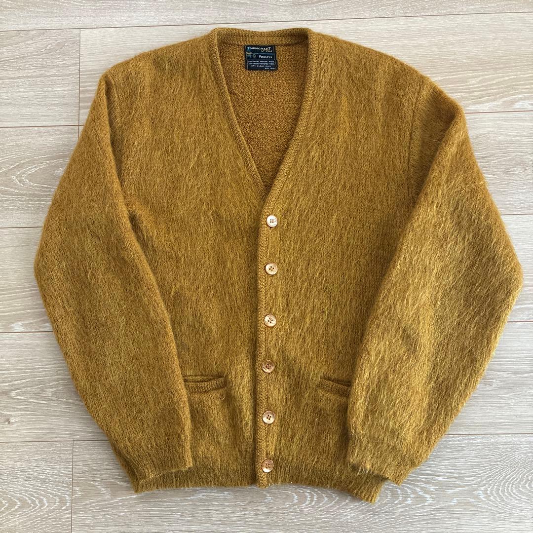 60s TOWNCRAFT モヘアカーディガン　タウンクラフト