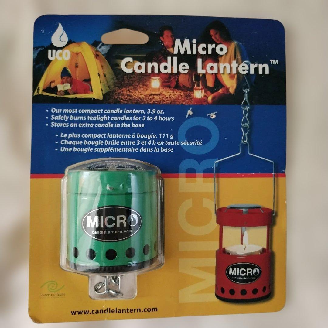 ☆廃盤 希少★ UCO マイクロ キャンドルランタン グリーン 緑