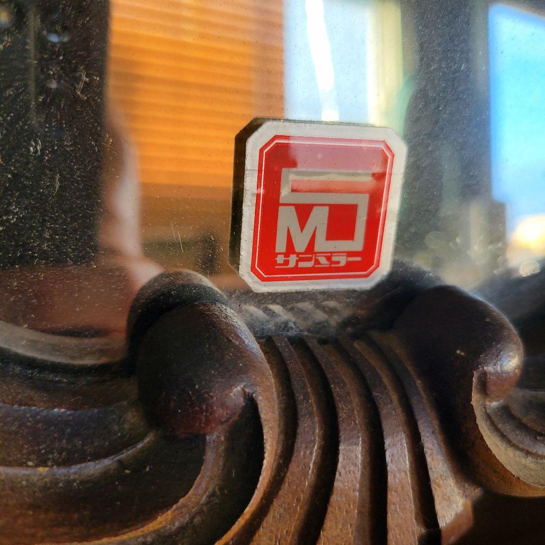 レトロ　アンティーク木彫り　掛鏡 レトロ