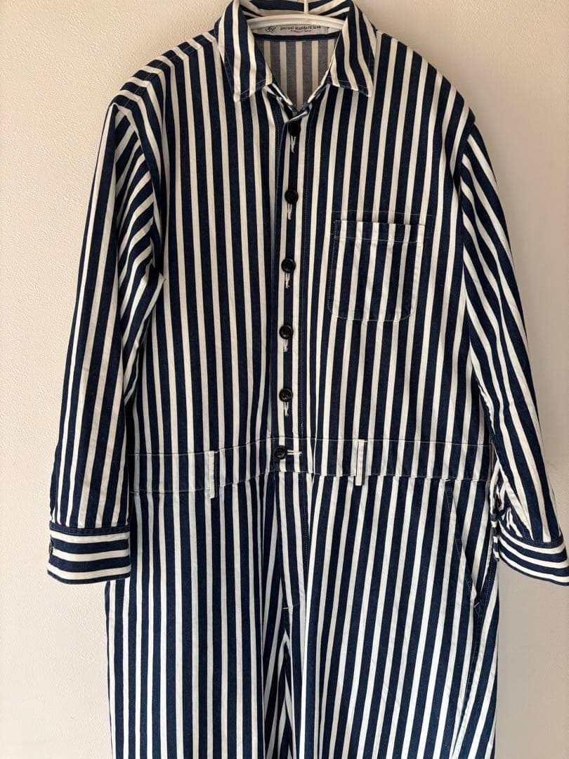 journal standard luxe ストライプ　オールインワン　つなぎ