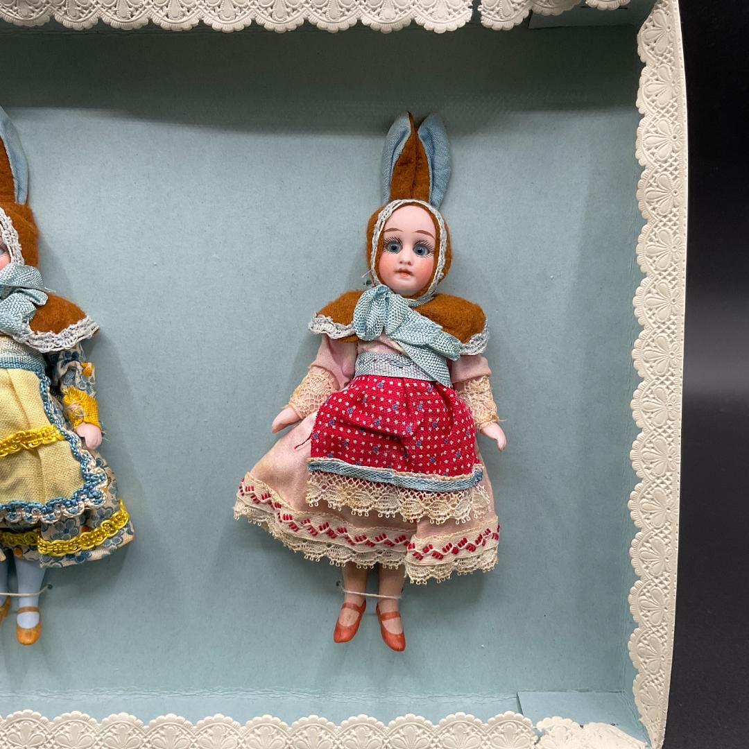 Hertwig ヘルトヴィヒ アンティーク ビスクドール バニー 兎 白うさぎ