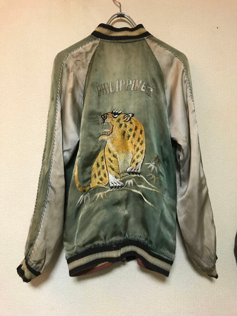 40s 50s 鬼フェード スーベニアジャケット スカジャン ベトジャン