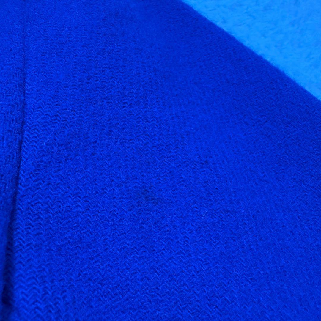 後期モデル　バーバリーブルーレーベル　ダッフルコート　ノバチェック　青　M