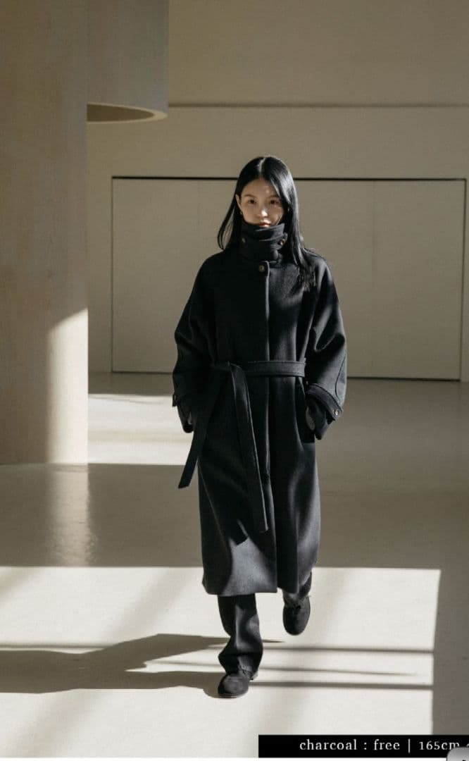 OHOTORO Dublin Coat チャコール ロングコート