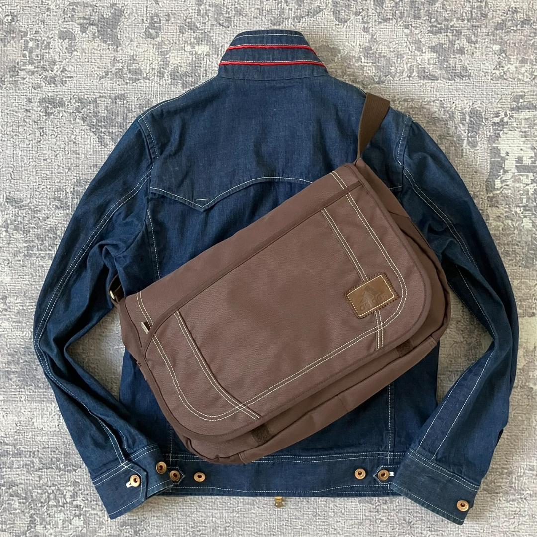 【Y2K】adidas archive shoulder bag brown