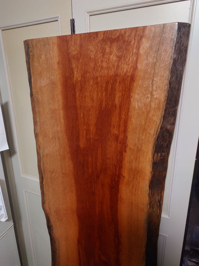 ブビンガ 一枚板 無垢材 ウレタン塗装済み テーブル天板