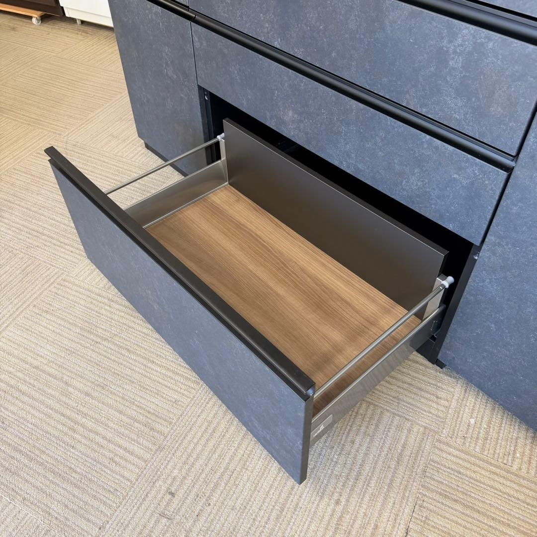 【新品同様‼️】パモウナ 160cm幅キッチンボード フルソフトクローズ仕様