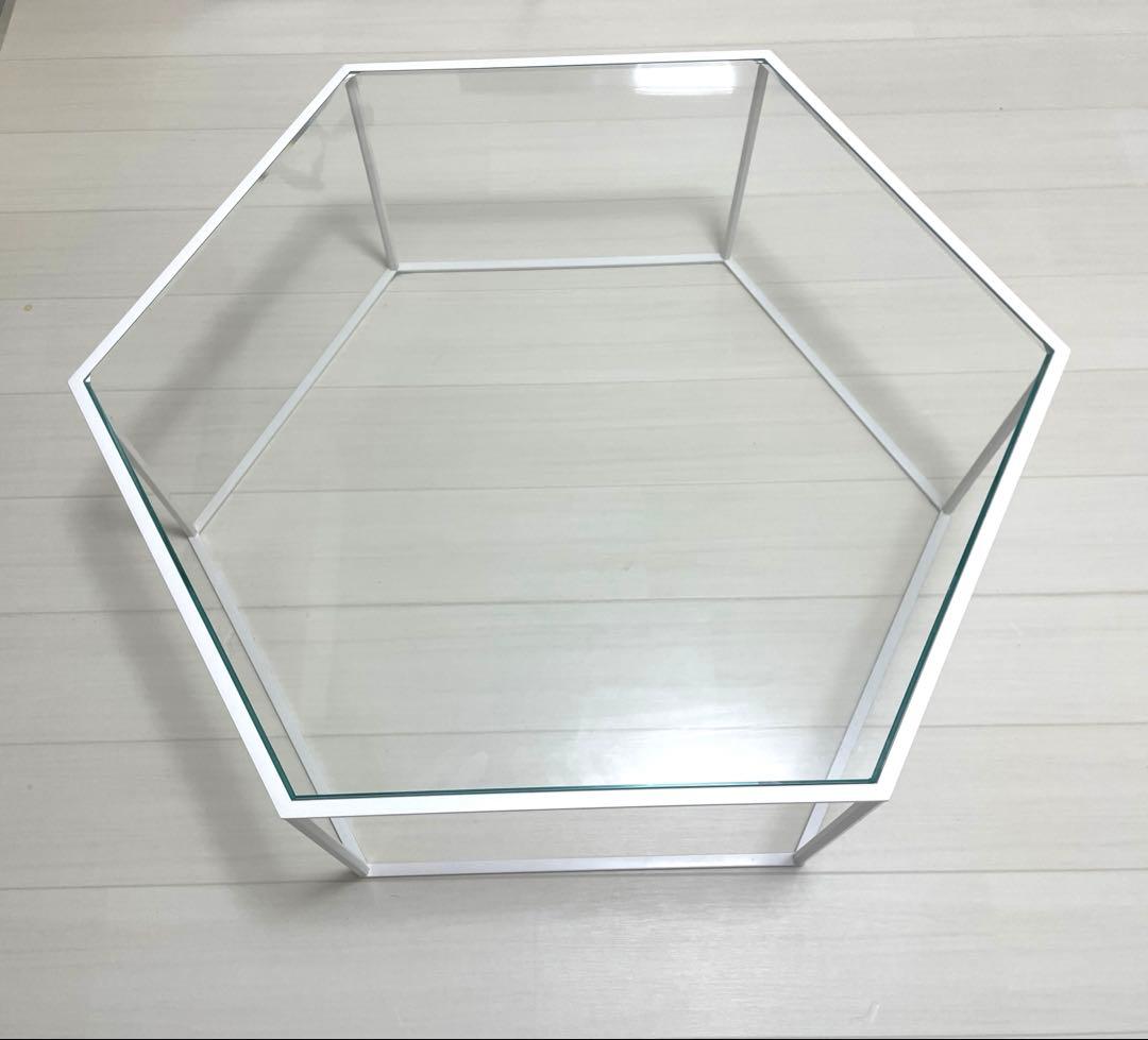 1月末まで【美品】DESALTO ヘキサゴンテーブル
