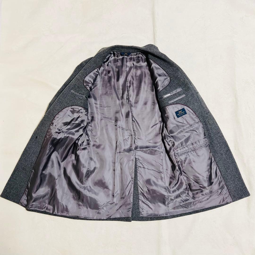 【極美品】ブルックスブラザーズ チェスターコート へリーンボーン サイズ42