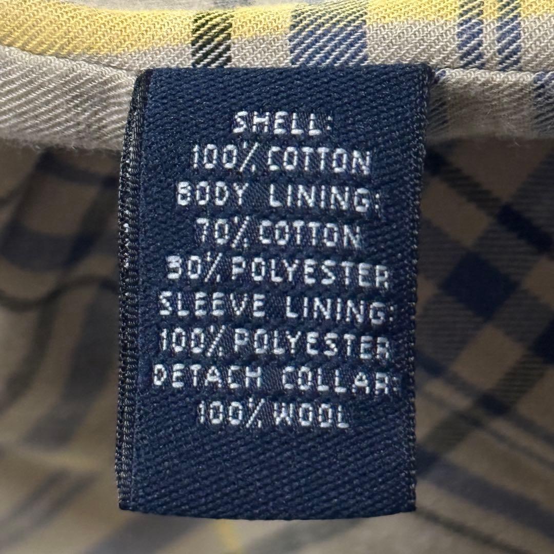 アメリカ製 ブルックスブラザーズ ライナー付き ダブルブレスト トレンチコート