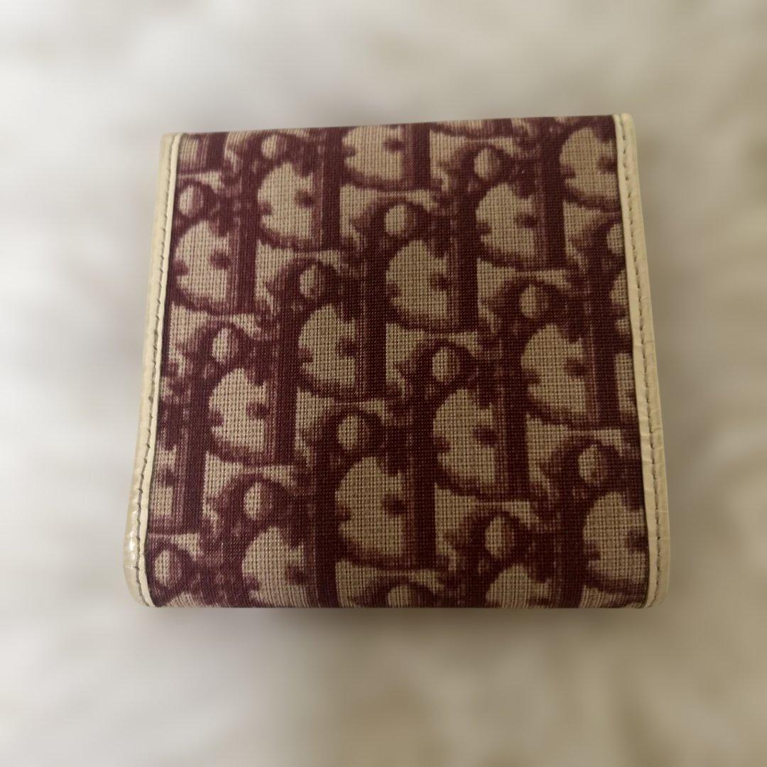 【極美品】クリスチャンディオール　三つ折り財布　トロッター１ギャランティ付き