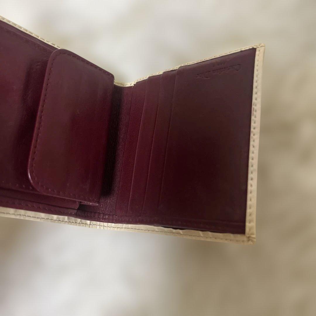 【極美品】クリスチャンディオール　三つ折り財布　トロッター１ギャランティ付き