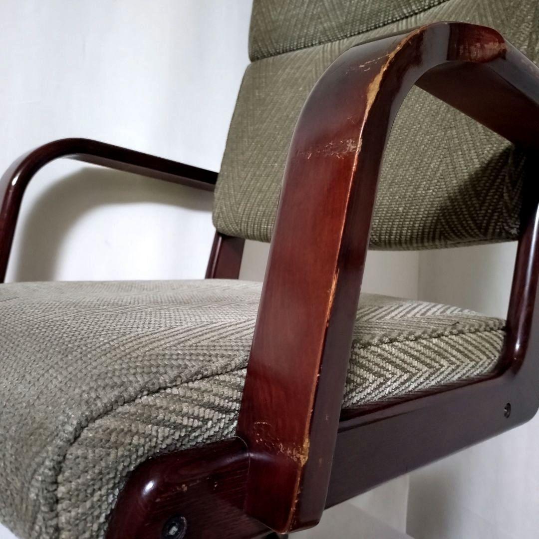 karimoku　オールドカリモク　デスクチェア　ヴィンテージ　ロッキング機能