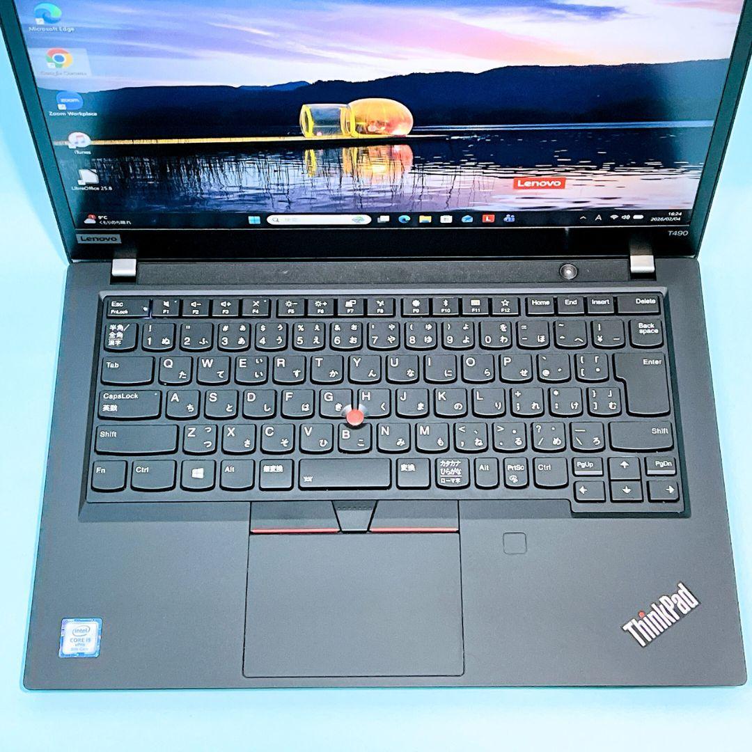 Windowsノート本体 ThinkPad T490 i5-8365U 16GB SSD256 FHD