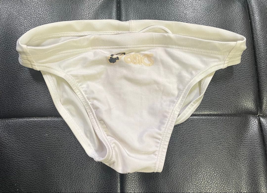 アシックス Sサイズ 白 競パン 水着