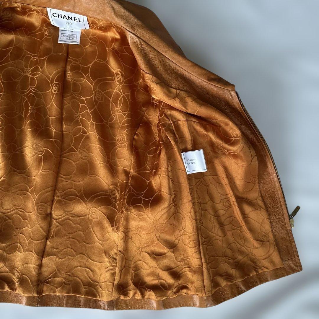 CHANEL レザージャケット 42