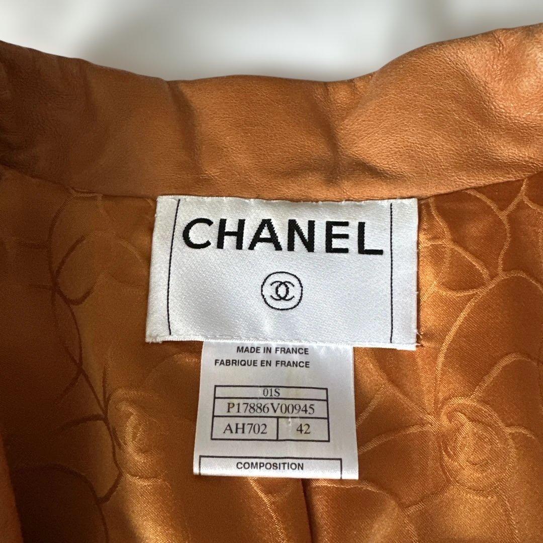 CHANEL レザージャケット 42
