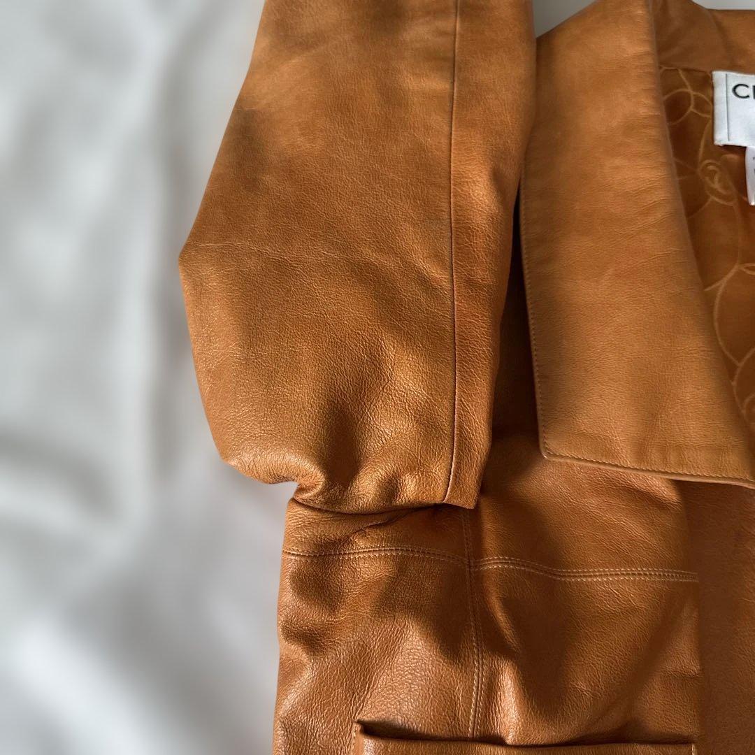 CHANEL レザージャケット 42