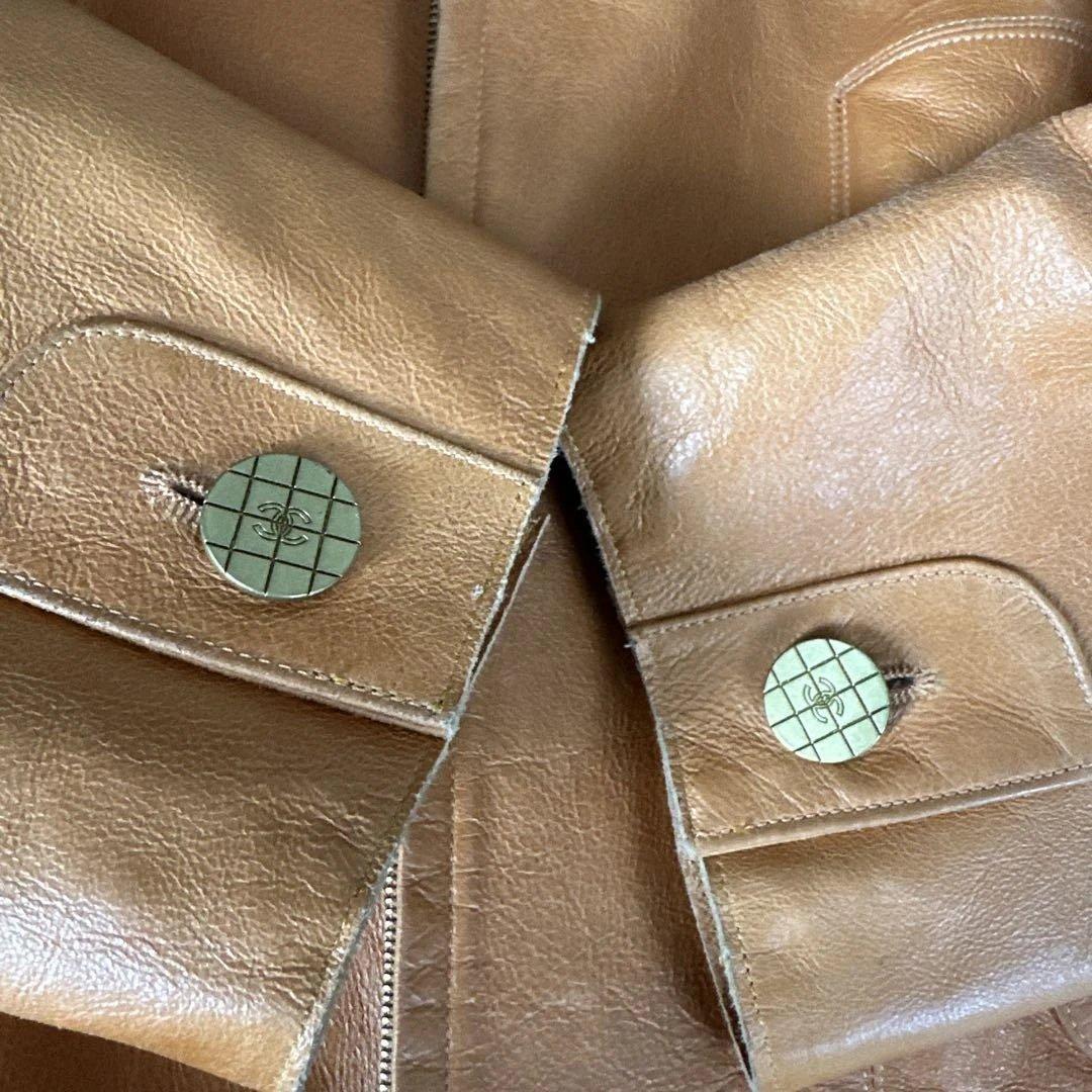 CHANEL レザージャケット 42