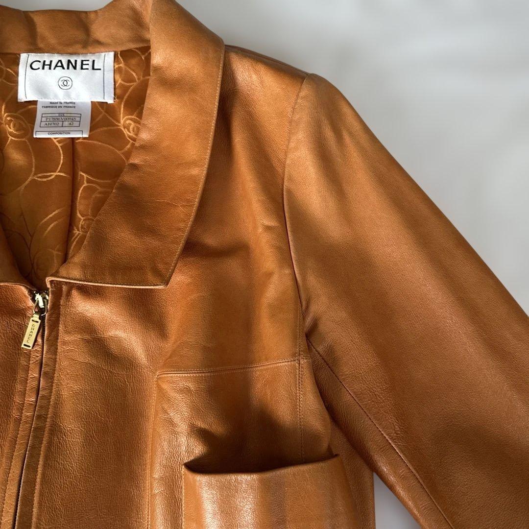 CHANEL レザージャケット 42