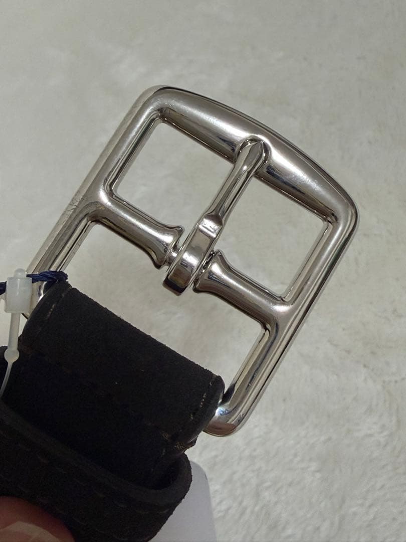 アンダーソンズ Andersons スエードレザー ベルト 90 ダークブラウン