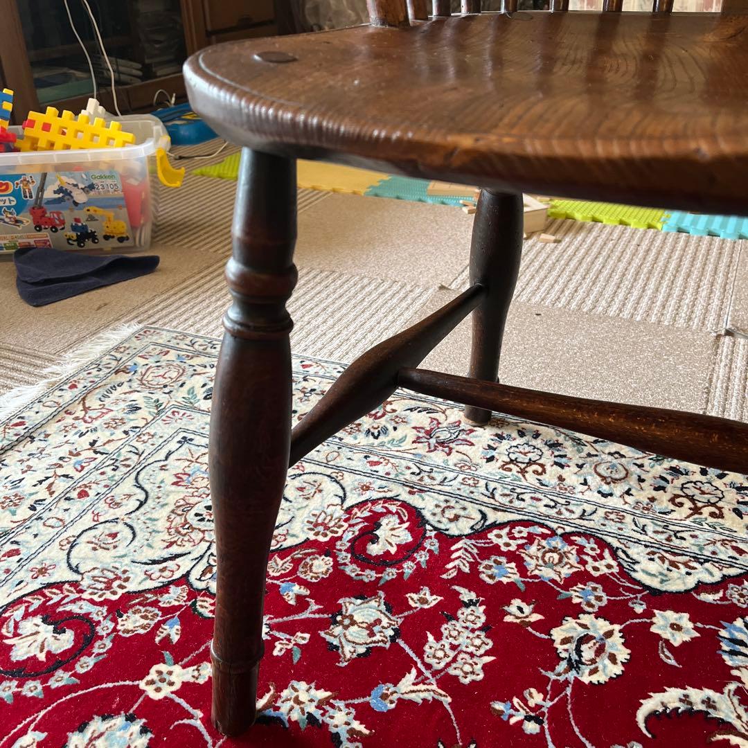 英国アンティーク ホイールバックウィンザーアームチェア