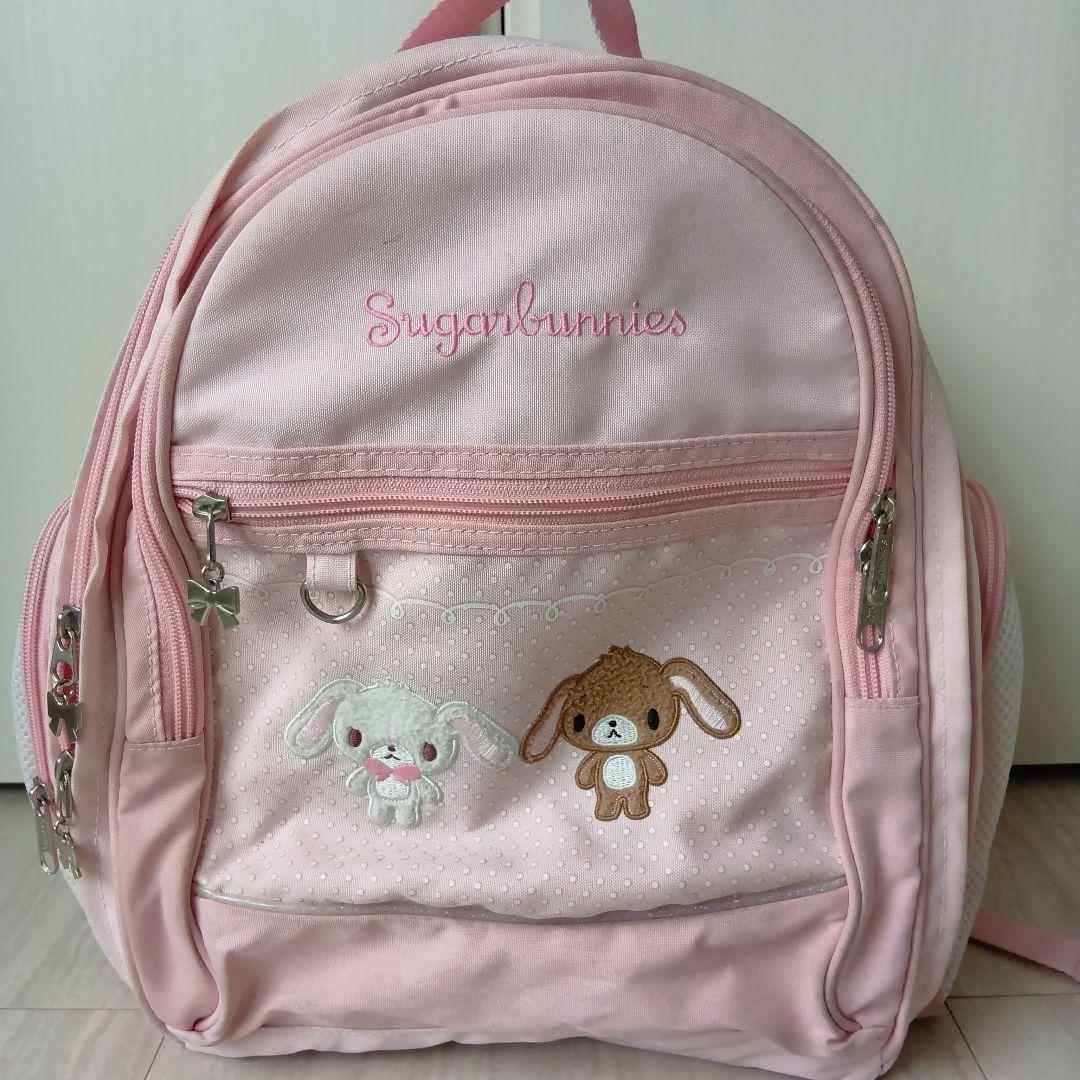 Sugarbunniesシュガーバニーズ　 リュック うさぎ刺繍　ピンク