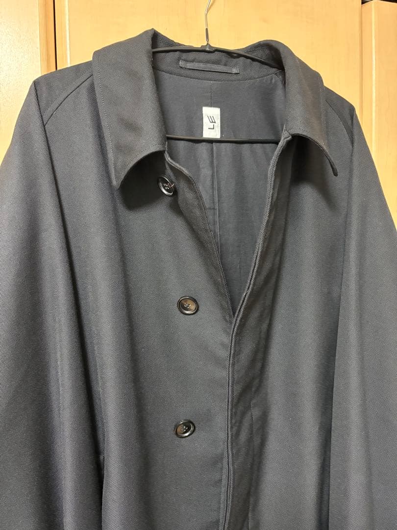 Lechoppe LE ウールバルカラーコート ブラック　サイズ2