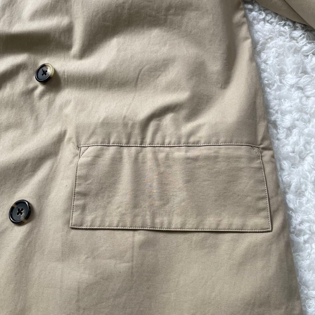マーガレットハウエル トレンチコート L ロングコート ダブルボタン ベージュ