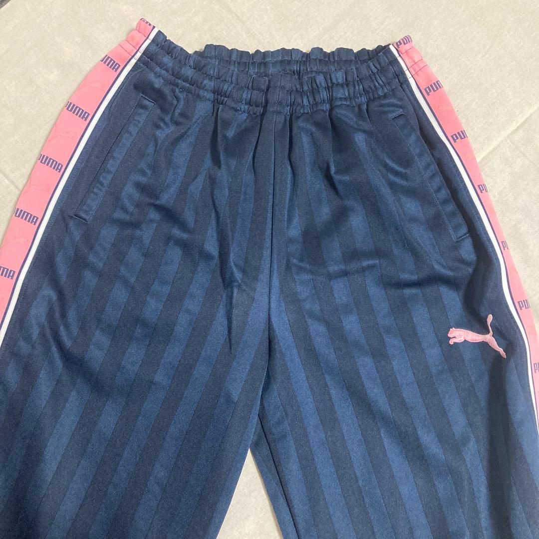廃盤品 PUMA プーマ ジャージ 上下セット Y2K ピンク 紺 S M