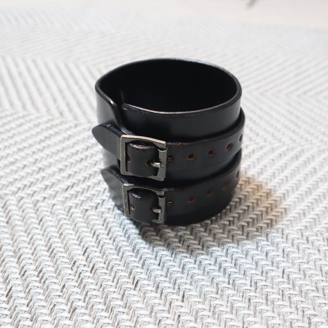 JAM  MADE &ready madeブラックレザー バングル 希少