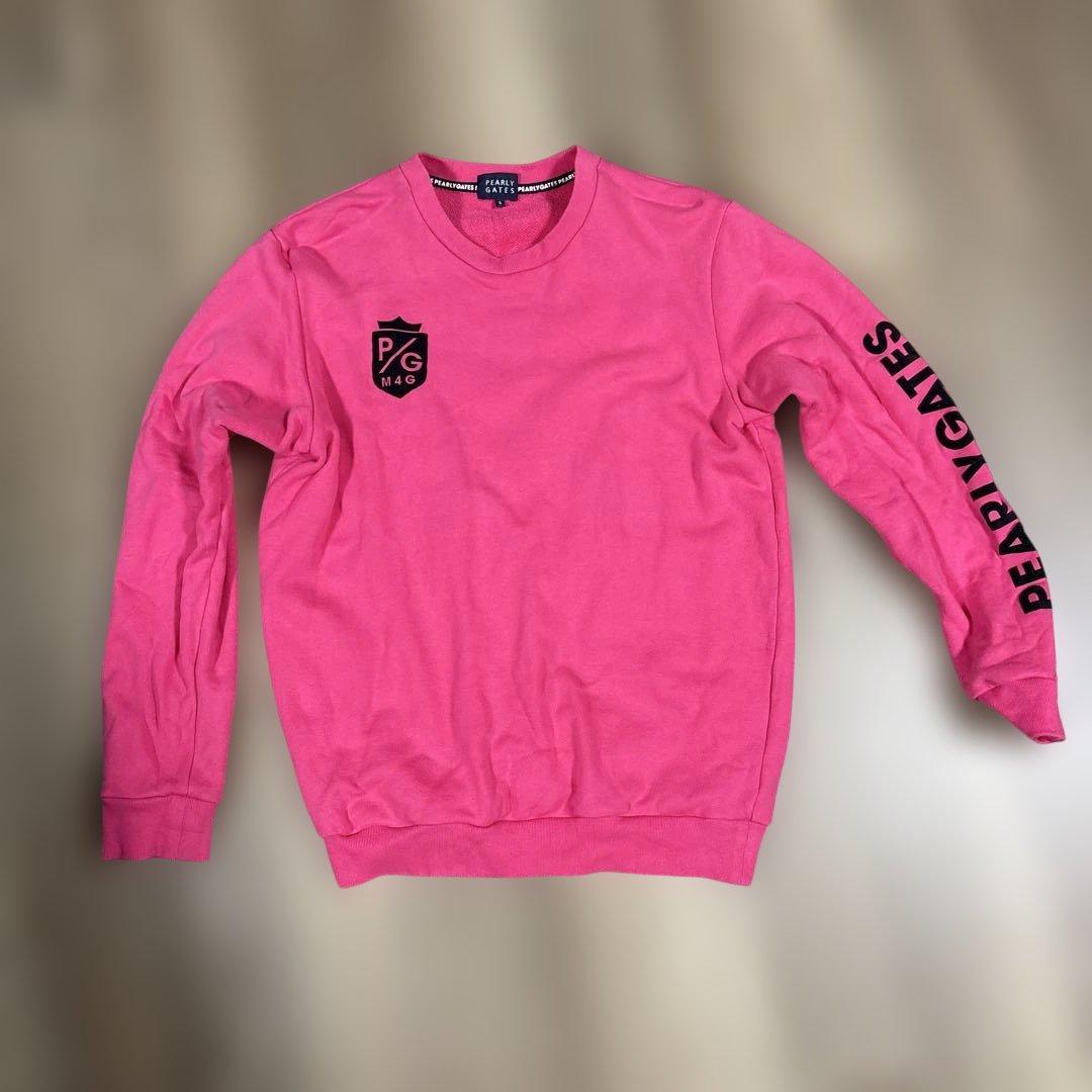 【美品】PEARLY GATES ピンク トレーナー　サイズ6
