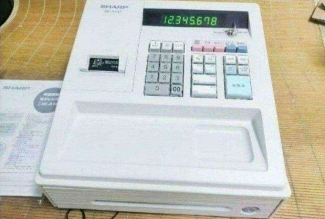 シャープレジスター　XE-A147　PC連携売上管理フル設定無料　789456