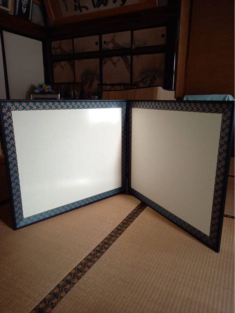 利休梅風炉先　風炉先屏風　風炉先