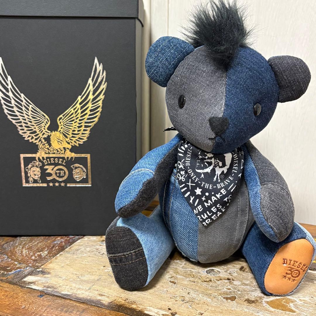 DIESEL 30周年 日本限定 100体限定 デニム再構築 テディベア 箱付き