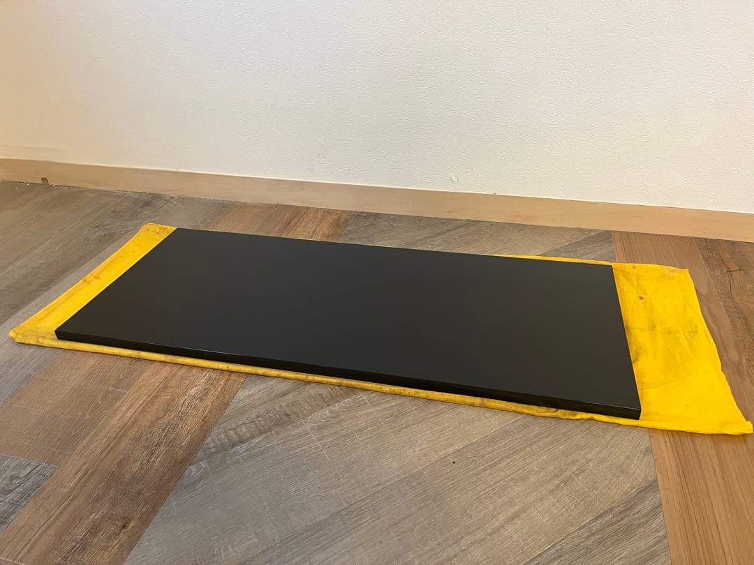 美品 茶道具 輪島塗 黒真塗 長板 炉用 風炉用 壱双 共箱 木製漆器