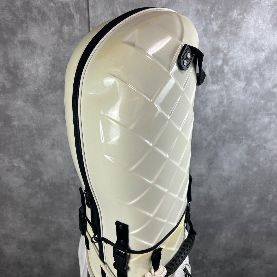 MEGA　メガゴルフ　ハードキャディバッグ　10分割　カート式　2輪キャスター