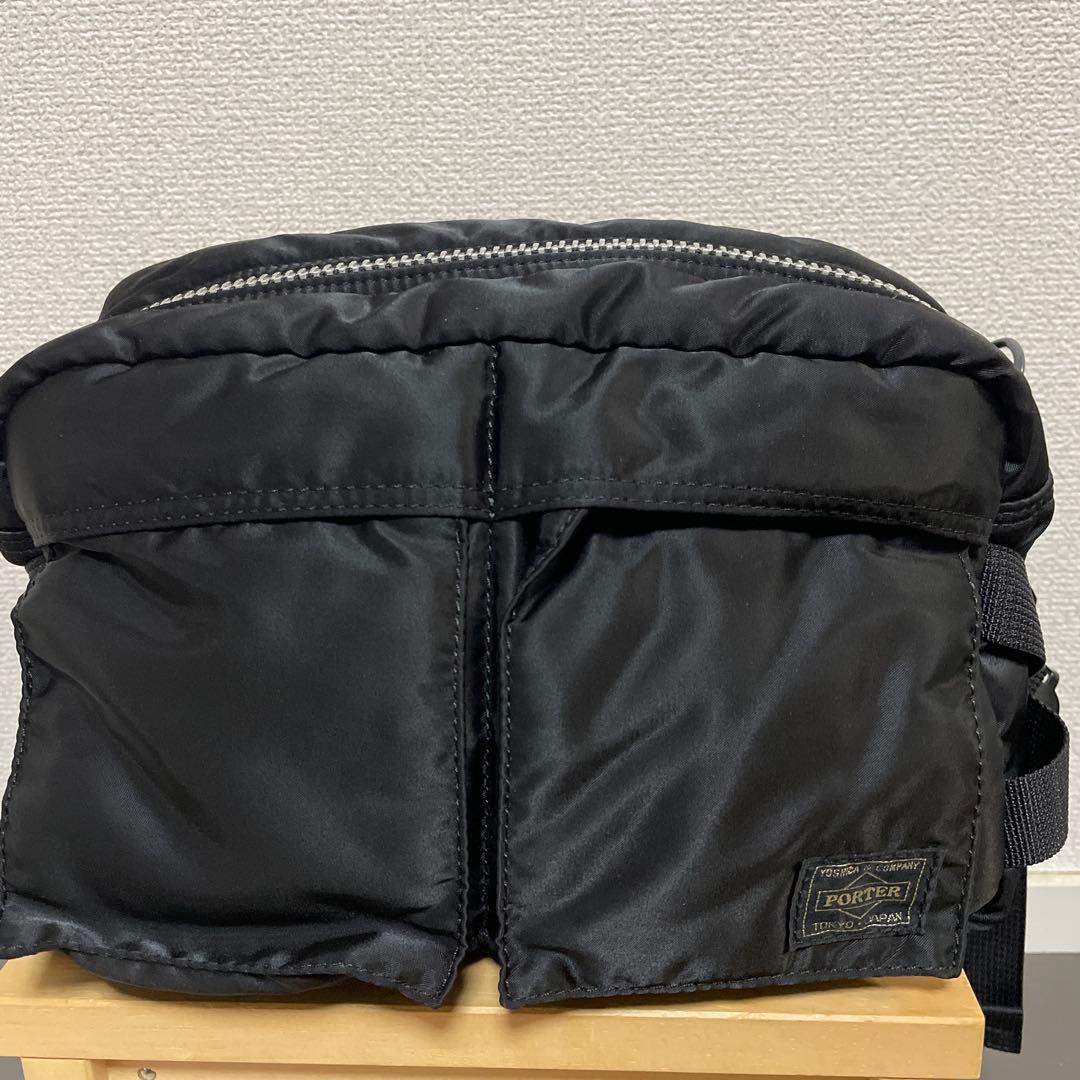 極美品　ポーター　タンカー　ボディバッグ　ウエストバッグ　2way 黒