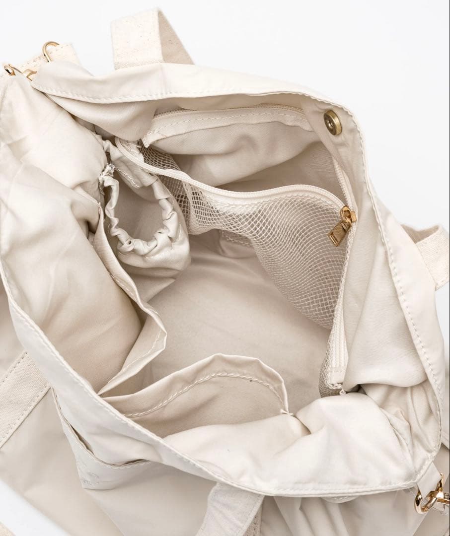 新品未使用品⭐️INTER FACTORY choco マザーズバッグ ベージュ