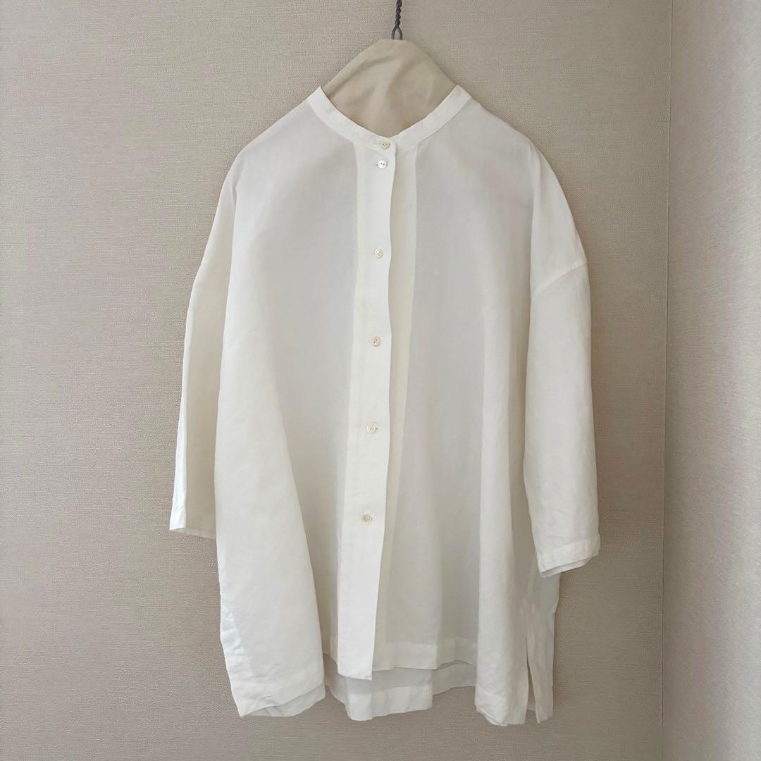 今季！ARTS&SCIENCE／Stand collar boxy shirt