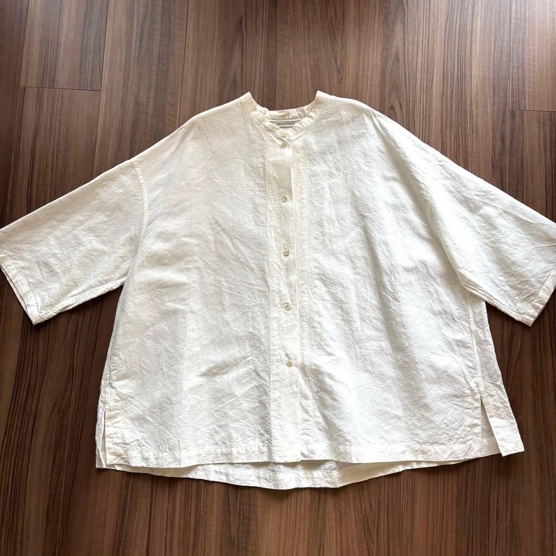 今季！ARTS&SCIENCE／Stand collar boxy shirt