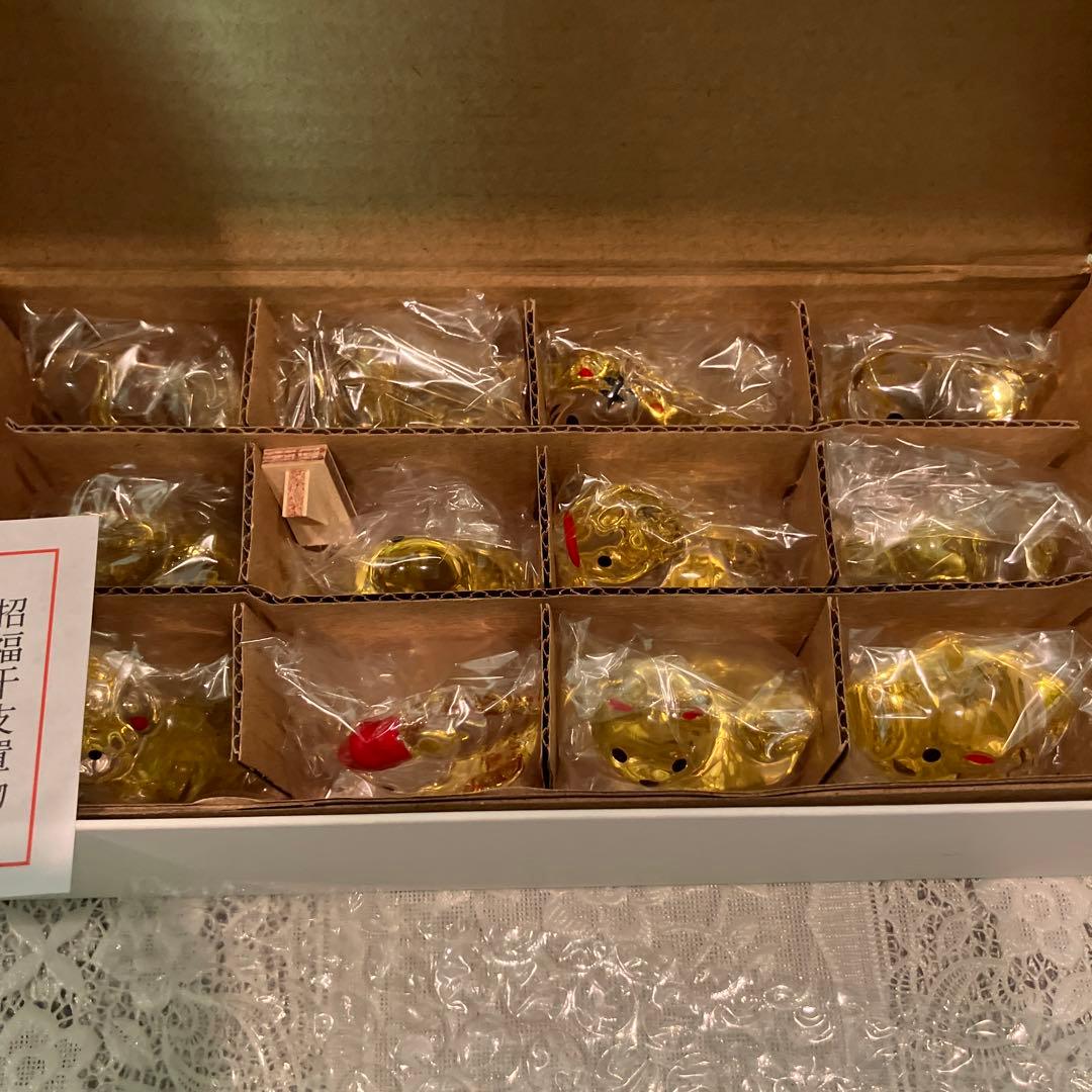 薬師窯(yakushigama) 干支 クリスタル 十二支 飾り