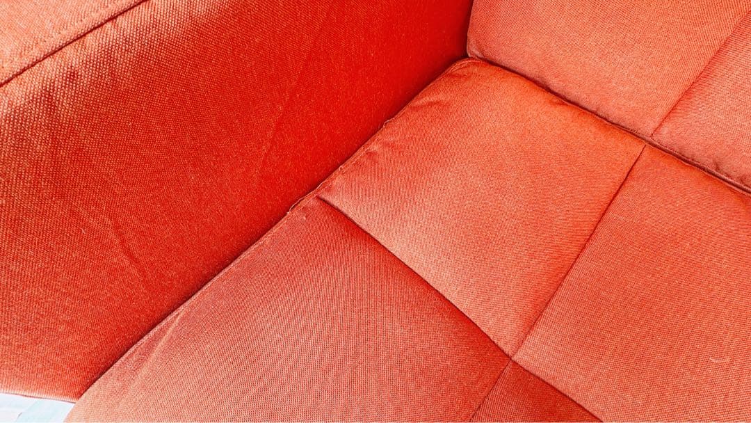 モナリザ【中古】オレンジ ソファベッド 3WAY 2人掛け