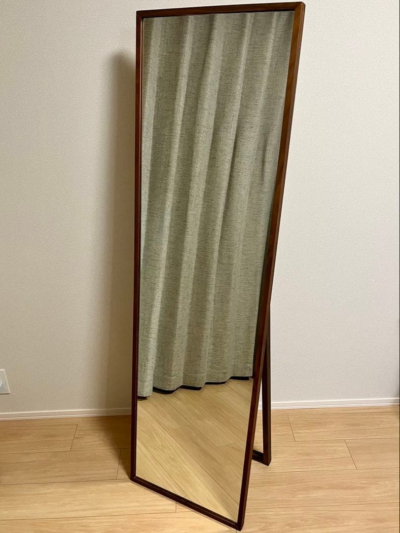 無印良品 ウォールミラー ウォルナット