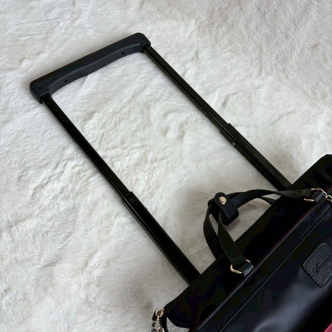 SWANY キャリーバッグ レオパード柄